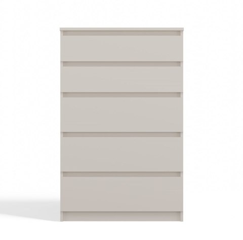 Komoda z 5 Szufladami Duża Do Salonu 70x109x40 cm Kaszmir Lilia L5 Pojemna