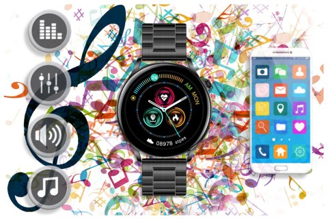 SMARTWATCH DAMSKI Rubicon RNCE81 - WYKONYWANIE POŁĄCZEŃ, PULSOKSYMETR (sr045c)