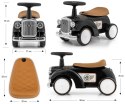 Jeździk Auto dla dzieci Stylowy Retro Royce +schowek, dźwięk Milly Mally