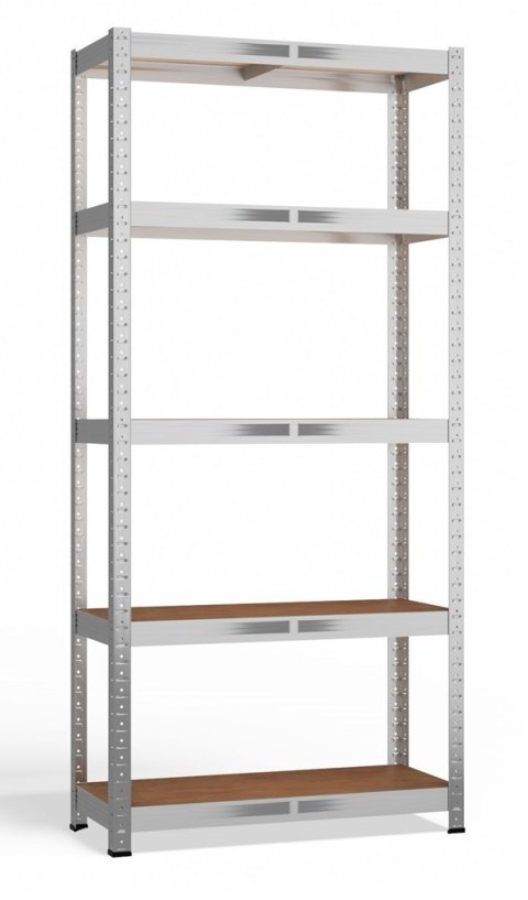 Regał Magazynowy Metalowy Do Piwnicy Garażu 5 Półek max 875 kg 70x30x150