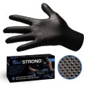 VELO STRONG czarne rozm. L /50 szt. Rękawice nitrylowe