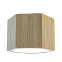 Dębowa lampa Hexa Spot ES111 GU10 dąb 8x12 CM