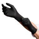 VELO BLACK rozm. S (a'100szt.) Rękawice nitrylowe, bezpudrowe