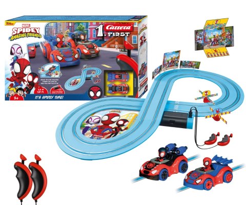 Elektryczny Tor Wyścigowy Samochodowy 2,4m Carrera First Spidey