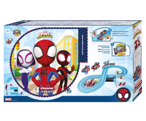 Elektryczny Tor Wyścigowy Samochodowy 2,4m Carrera First Spidey