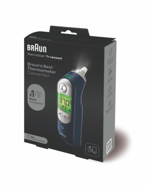 Braun IRT6575 Termometr douszny łączący się z aplikacją