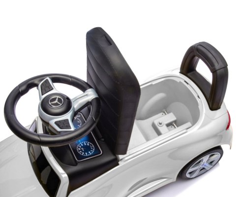 Jeździk Auto dla dzieci +schowek Samochód Pojazd MERCEDES White Milly Mally