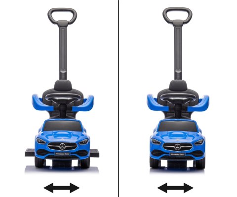 Jeździk Auto dla dzieci +schowek Samochód MERCEDES z rączką C-Class Deluxe