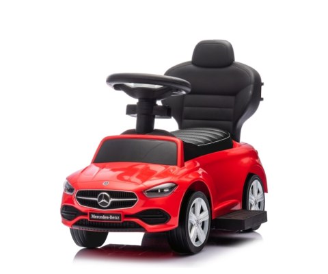 Jeździk Auto dla dzieci +schowek Samochód MERCEDES z rączką C-Class Deluxe