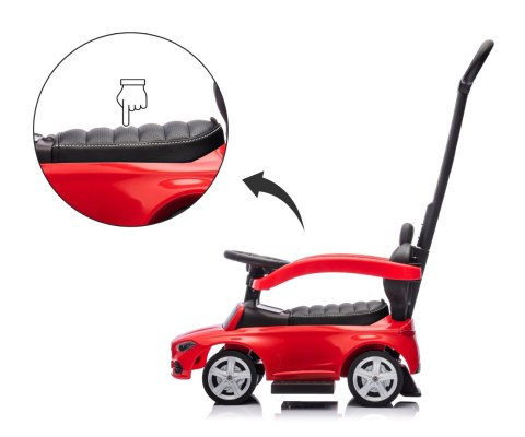 Jeździk Auto dla dzieci +schowek Samochód MERCEDES z rączką C-Class Deluxe
