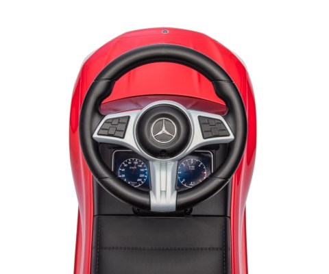 Jeździk dla dzieci Auto z rączką MERCEDES +dźwięk schowek Milly Mally