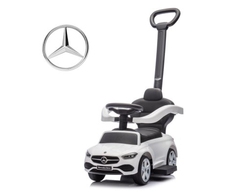 Jeździk dla dzieci Auto z rączką MERCEDES +dźwięk schowek Milly Mally