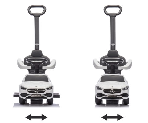 Jeździk dla dzieci Auto z rączką MERCEDES +dźwięk schowek Milly Mally