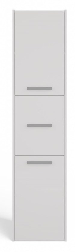 Szafka Łazienkowa Stojąca Słupek Regał Półka PZ 40x170x30 do łazienki Biała