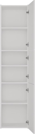 Szafka Łazienkowa Stojąca Słupek Regał Półka PZ 40x170x30 do łazienki Biała