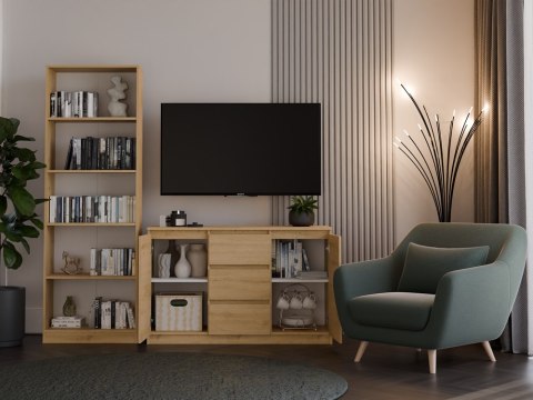 Komoda Szafka z Szufladami 120x75x40 cm Do Salonu Duża Artisan Lilia 2D3S