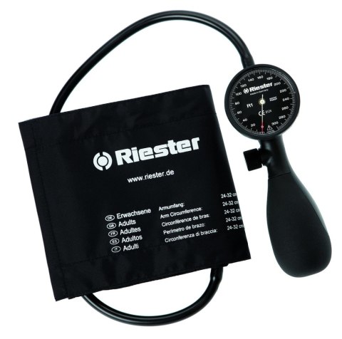 Riester R1 Shock - Proof 24 - 32cm Zegarowy ciśnieniomierz do karetki1251-150 do R1 biała skala