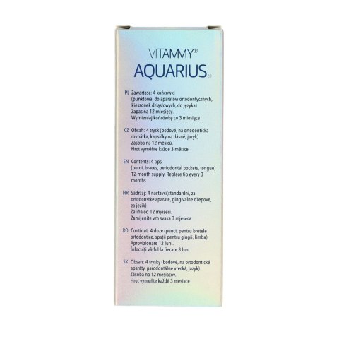 VITAMMY AQUARIUS 4 Specjalistyczne końcówki do irygatora