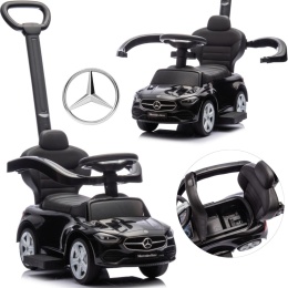 Jeździk dla dzieci Auto z rączką MERCEDES +dźwięk schowek Milly Mally