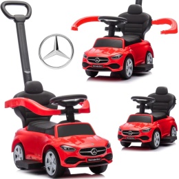 Jeździk dla dzieci Auto z rączką MERCEDES +dźwięk schowek Milly Mally