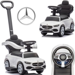Jeździk dla dzieci Auto z rączką MERCEDES +dźwięk schowek Milly Mally