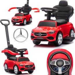 Jeździk Auto dla dzieci +schowek Samochód MERCEDES z rączką C-Class Deluxe