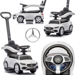 Jeździk Auto dla dzieci +schowek Samochód MERCEDES z rączką C-Class Deluxe