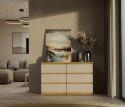Komoda z szufladami Lilia L6 120 cm Duża Do Salonu Pojemna Artisan Kaszmir