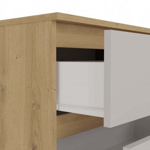 Komoda z szufladami Lilia L6 120 cm Duża Do Salonu Pojemna Artisan Kaszmir