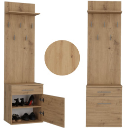 Garderoba Wieszak Na Ubrania Buty Szafka Do Przedpokoju Duet Zestaw Artisan