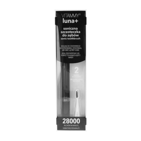 Szczoteczka soniczna VITAMMY Luna+ black