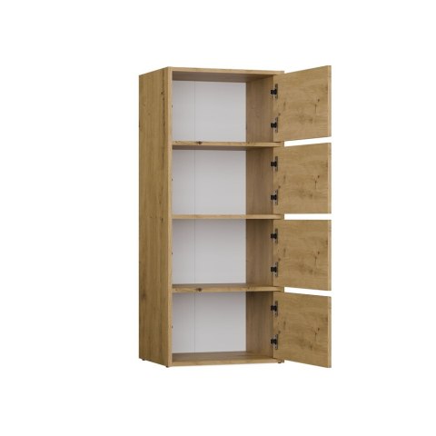 Komoda Szafka 4 Półki Drzwi do salonu Tip-On Artisan LAMA 50x119x40 cm