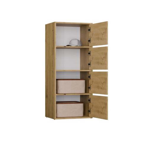 Komoda Szafka 4 Półki Drzwi do salonu Tip-On Artisan LAMA 50x119x40 cm