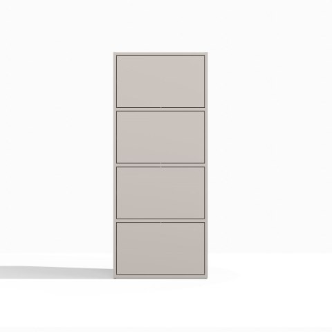 Komoda Szafka 4 Półki Drzwi do salonu Tip-On Kaszmir LAMA 50x119x40 cm