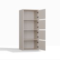 Komoda Szafka 4 Półki Drzwi do salonu Tip-On Kaszmir LAMA 50x119x40 cm