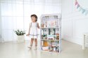 Domek dla lalek Alice 3 piętra 4 pomieszczenia komplet 9 mebelków ECOTOYS