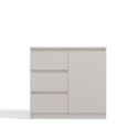 Komoda Szafka z Szufladami Kaszmir do Salonu 80x75x40 3 szuflady Lilia 1D3S
