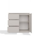 Komoda Szafka z Szufladami Kaszmir do Salonu 80x75x40 3 szuflady Lilia 1D3S