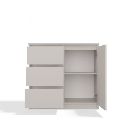 Komoda Szafka z Szufladami Kaszmir do Salonu 80x75x40 3 szuflady Lilia 1D3S