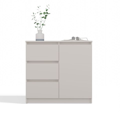 Komoda Szafka z Szufladami Kaszmir do Salonu 80x75x40 3 szuflady Lilia 1D3S