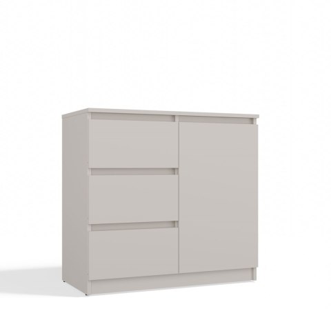Komoda Szafka z Szufladami Kaszmir do Salonu 80x75x40 3 szuflady Lilia 1D3S