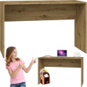 Biurko Komputerowe Szkolne Artisan 120x50 cm Do Nauki Pracy Solidne Vigo