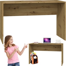 Biurko Komputerowe Szkolne Artisan 120x50 cm Do Nauki Pracy Solidne Vigo