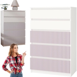 Komoda z 5 Szufladami Duża Do Salonu 70x109x40cm Arte Pink Lilia L5 Pojemna