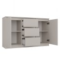 Komoda Szafka z Szufladami 120x75x40 cm Do Salonu Duża Kaszmir Lilia 2D3S