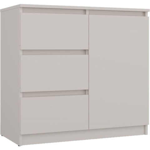 Komoda Szafka z Szufladami Kaszmir do Salonu 80x75x40 3 szuflady Lilia 1D3S