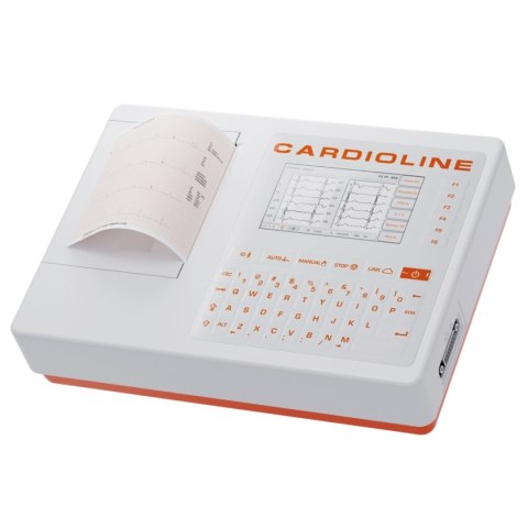 CARDIOLINE ECG100S Elektrokardiograf 12-kanałowy, z dużym ekranem i USB
