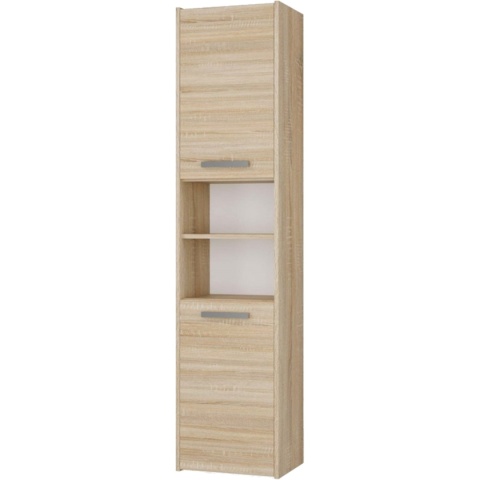Szafka Łazienkowa Stojąca Słupek Regał Półka 40x170x30 cm Dąb Sonoma