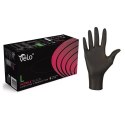 VELO BLACK rozm. L (a'100szt.) Rękawice nitrylowe, bezpudrowe