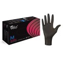 VELO BLACK rozm. M (a'100szt.) Rękawice nitrylowe, bezpudrowe